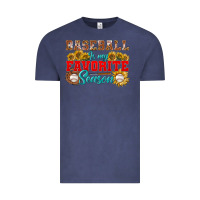 Vintage Denim baseball is my favorite season Vintage Tee - BundleAndBundleShop