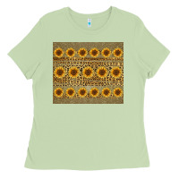 Matcha leopard glitter sunflower tumbler Ladies Tee - Jasminsmagicworld