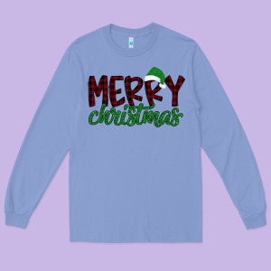 Merry Christmas Long Sleeve Tee Designed By Bettercallsaul