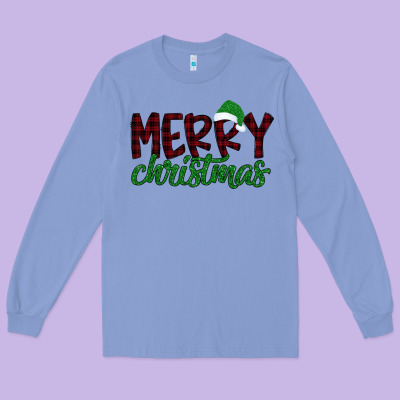 Merry Christmas Long Sleeve Tee Designed By Bettercallsaul