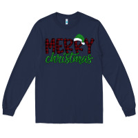 Navy Merry Christmas Long Sleeve Tee - Bettercallsaul