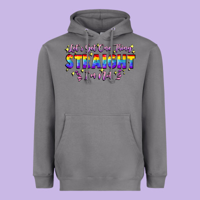 Let's Get One Thing Straight I'm Not Heavyweight Hoodie Designed By Fadigitalartstudio