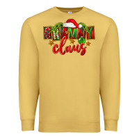 Antique Gold Christmas Grammy Claus Mother's Day Premium Sweatshirt - FaDigitalArtStudio