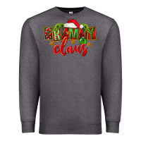 Charcoal Heather Christmas Grammy Claus Mother's Day Premium Sweatshirt - FaDigitalArtStudio