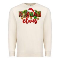 Sandshell Christmas Grammy Claus Mother's Day Premium Sweatshirt - FaDigitalArtStudio
