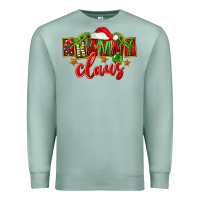 Seafoam Christmas Grammy Claus Mother's Day Premium Sweatshirt - FaDigitalArtStudio