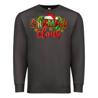 Smoke Christmas Grammy Claus Mother's Day Premium Sweatshirt - FaDigitalArtStudio