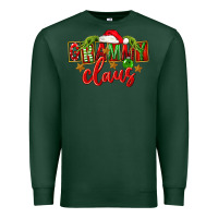 Sports Green Christmas Grammy Claus Mother's Day Premium Sweatshirt - FaDigitalArtStudio