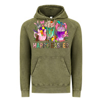 Vintage Olive Happy Easter Coffee Cups With Bunny Vintage Hoodie - BundleAndBundleShop