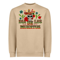 Mushroom Dia De Los Muertos Heavyweight Sweatshirt - texasbilliewilder
