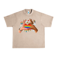 French Oak lgbtq pride hands Urban Heavy Tee - LillyAllenDesigns