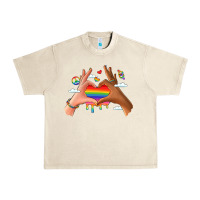 Sandshell lgbtq pride hands Urban Heavy Tee - LillyAllenDesigns
