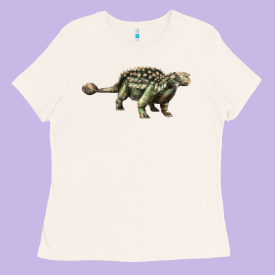Ankylosaurus T-rex Ladies Tee Designed By Lillyallendesigns