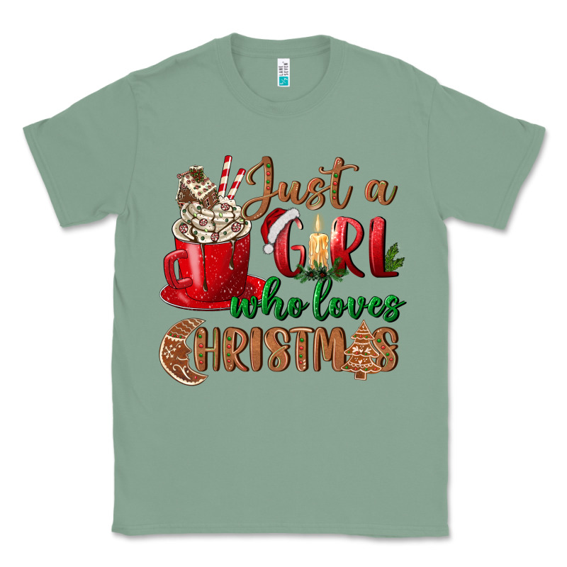 Just A Girl Who Loves Christmas Classic Tee by BundleAndBundleShop | Teevron
