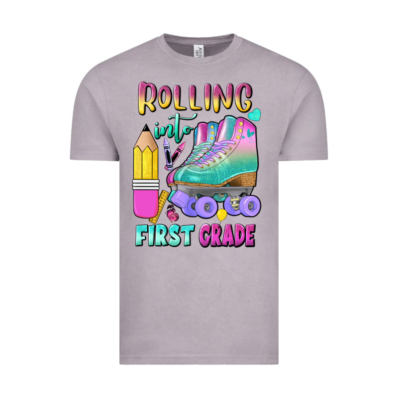 Rolling Into First Grade Vintage Tee by BundleAndBundleShop | Teevron