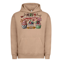 Pigment Burro Merry Christmas Urban Hoodie - CowhideDigitalArt