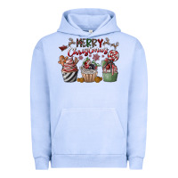 Pigment Grape Ice Merry Christmas Urban Hoodie - CowhideDigitalArt