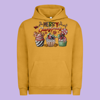 Merry Christmas Urban Hoodie Designed By Cowhidedigitalart