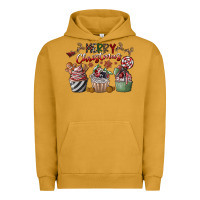 Pigment Peanut Butter Merry Christmas Urban Hoodie - CowhideDigitalArt