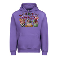 Tulip Merry Christmas Urban Hoodie - CowhideDigitalArt