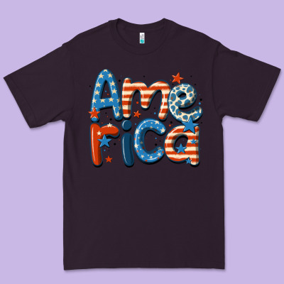 America Premium Tee Designed By Maliassmallbusiness