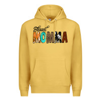 Antique Gold Blessed Momma Premium Hoodie - CowCowDesign