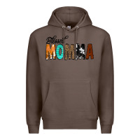 Coffee Blessed Momma Premium Hoodie - CowCowDesign