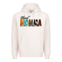 Pale Pink Blessed Momma Premium Hoodie - CowCowDesign