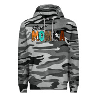 Slate Camo Blessed Momma Premium Hoodie - CowCowDesign