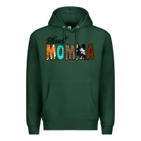 Sports Green Blessed Momma Premium Hoodie - CowCowDesign