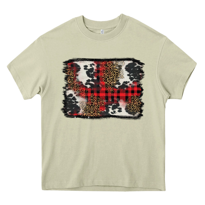 Christmas Red Plaid Background Heavy Core Tee by BarkalooDesign | Teevron