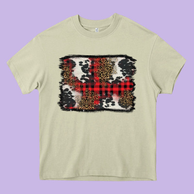 Christmas Red Plaid Background Heavy Core Tee Designed By Barkaloodesign