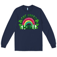 Navy st patricks day one lucky mini Long Sleeve Tee - RanaPortraitStore