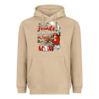 Mushroom My favorite baseball player calls me mom Heavyweight Hoodie - FaDigitalArtStudio
