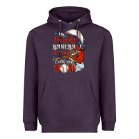Plum My favorite baseball player calls me mom Heavyweight Hoodie - FaDigitalArtStudio