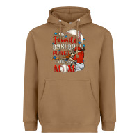 Toasted Coconut My favorite baseball player calls me mom Heavyweight Hoodie - FaDigitalArtStudio