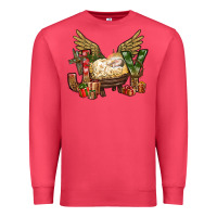 Cardinal joy christmas with baby jesus bbs Premium Sweatshirt - BundleAndBundleShop
