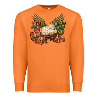 Carrot joy christmas with baby jesus bbs Premium Sweatshirt - BundleAndBundleShop