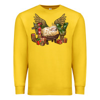 Lemon joy christmas with baby jesus bbs Premium Sweatshirt - BundleAndBundleShop
