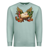 Seafoam joy christmas with baby jesus bbs Premium Sweatshirt - BundleAndBundleShop