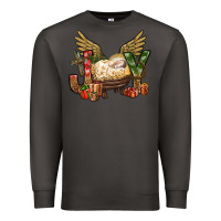 Smoke joy christmas with baby jesus bbs Premium Sweatshirt - BundleAndBundleShop
