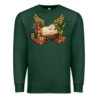 Sports Green joy christmas with baby jesus bbs Premium Sweatshirt - BundleAndBundleShop