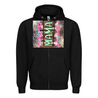 Black Mama leopard Zipper Hoodie - CowGirlArtShop