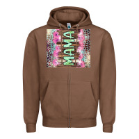 Chestnut Mama leopard Zipper Hoodie - CowGirlArtShop