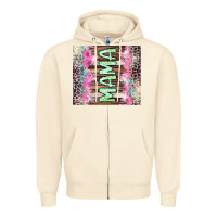 Sandshell Mama leopard Zipper Hoodie - CowGirlArtShop