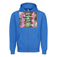 True Royal Mama leopard Zipper Hoodie - CowGirlArtShop