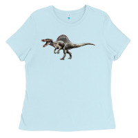 Baby Blue Spinosaurus Ladies Tee - LillyAllenDesigns