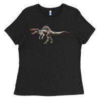Black Spinosaurus Ladies Tee - LillyAllenDesigns