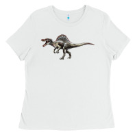 White Spinosaurus Ladies Tee - LillyAllenDesigns