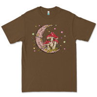 Cacao moon and mushrooms Premium Tee - MaliasSmallBusiness